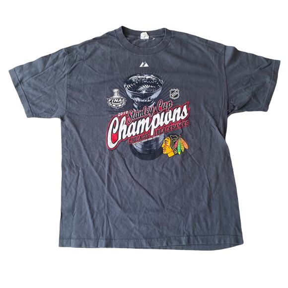 Chicago Blackhawks Stanley Cup Champs Tee Size XL - Picture 1 of 4
